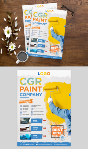 CGR Paint Company | Flyer Design by ZeneFashions