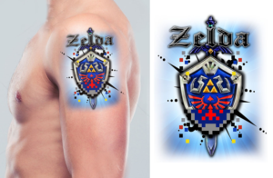 Unique and Custom Zelda Inspired Tattoo | Design de Tatouage par NILDesigns
