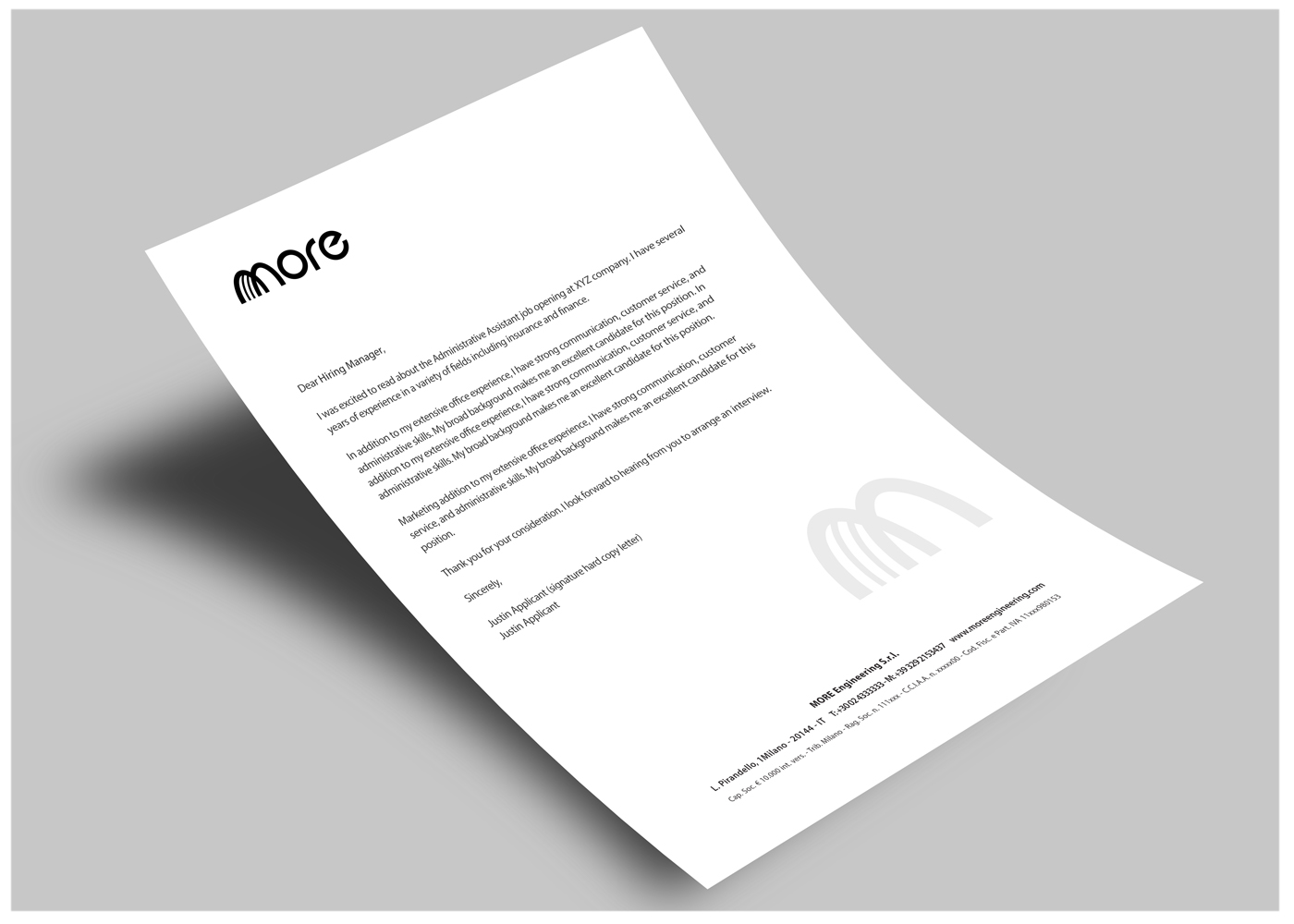 Diseño de Membrete por goranvisnjic82 para este proyecto | Diseño #24922819