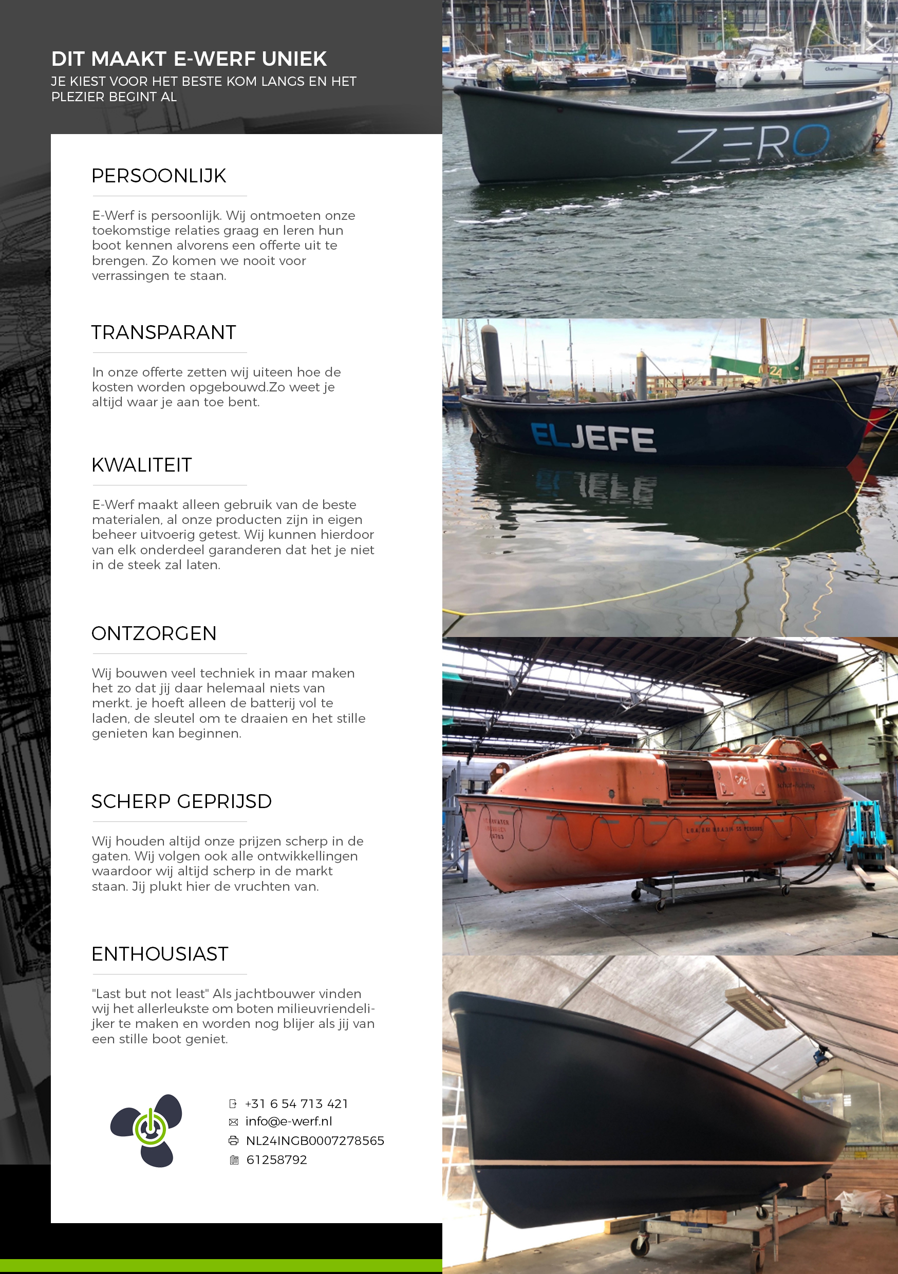 Flyer Design by Cosmos Studios for Amsterdam Jachtbouw | Design #24928878