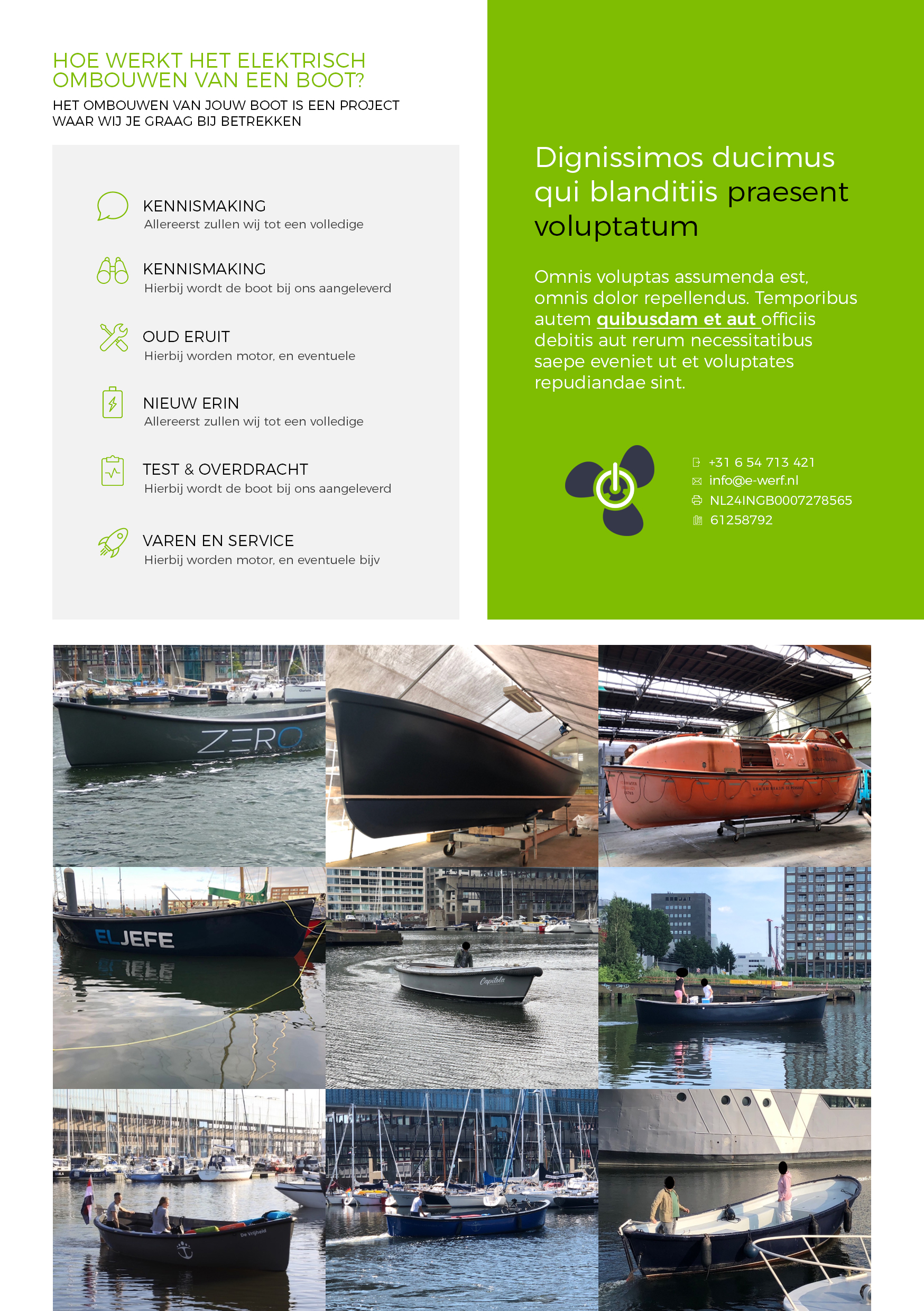 Flyer Design by Cosmos Studios for Amsterdam Jachtbouw | Design #24928886