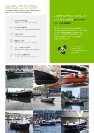 Flyer Design by Cosmos Studios for Amsterdam Jachtbouw | Design: #24928886