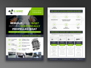 Flyer Design by ecorokerz for Amsterdam Jachtbouw | Design: #24969810