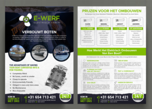 Company Flyer for Electric boating company | Diseño de Flyer por SAI DESIGNS