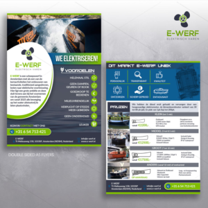 Company Flyer for Electric boating company | Diseño de Flyer por DA.