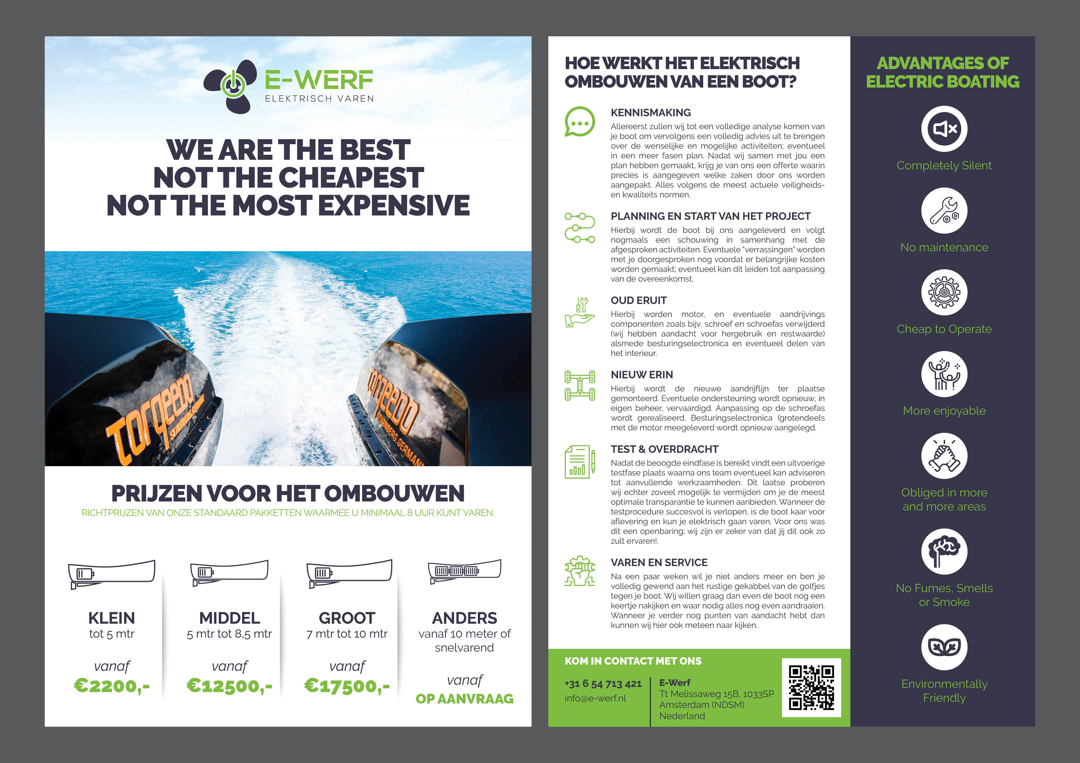 Flyer Design by enamalraj for Amsterdam Jachtbouw | Design #24965254