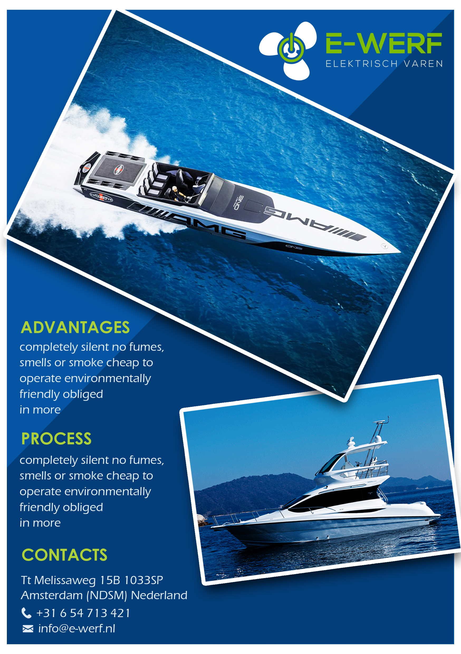 Flyer Design by Creative Slices for Amsterdam Jachtbouw | Design #24961455