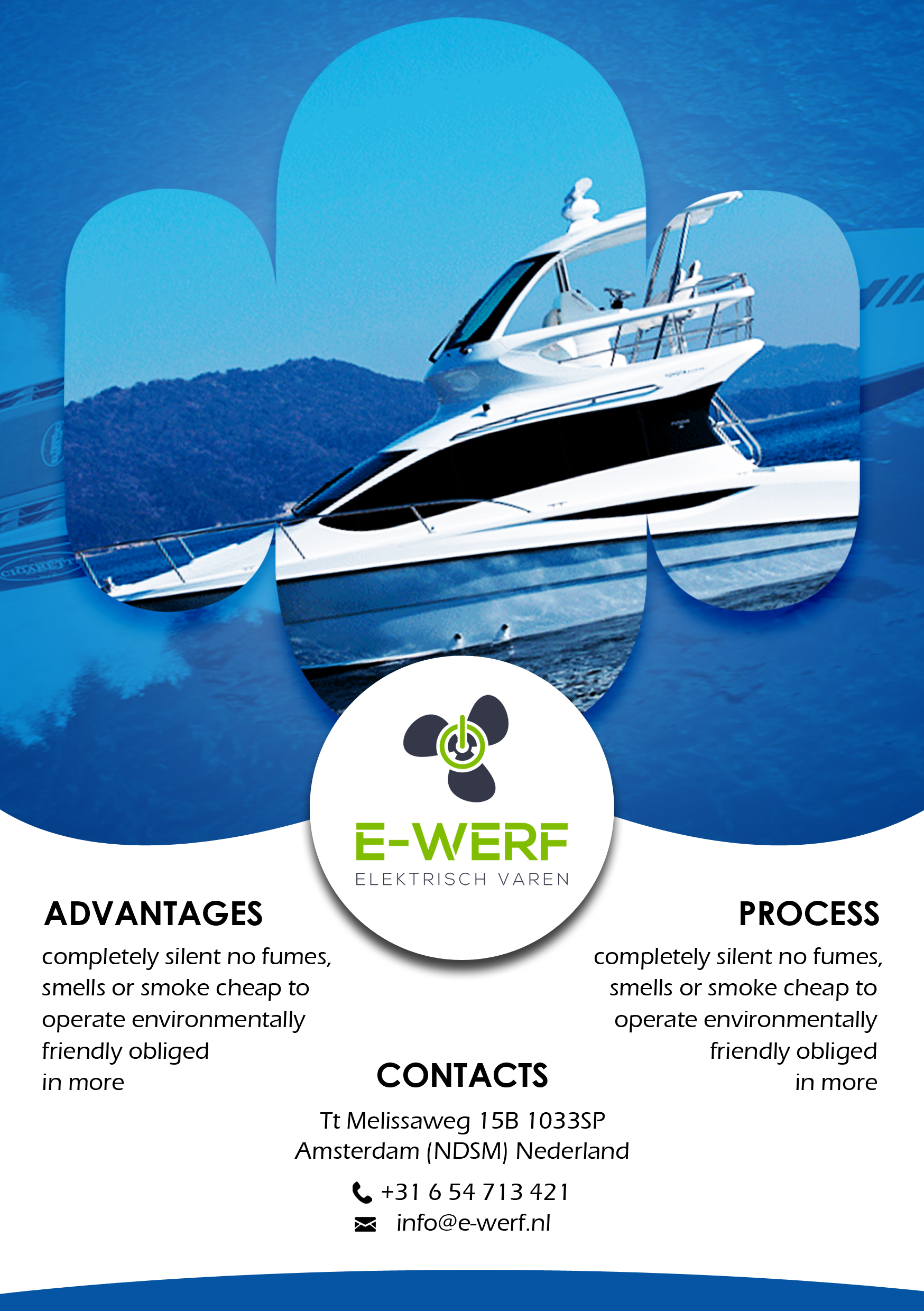 Flyer Design by Creative Slices for Amsterdam Jachtbouw | Design #24961456