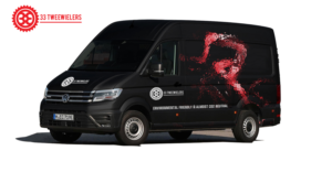 33 tweewielers - Carwrapping an 100% electric van | Car Wrap Design by StarGraphics