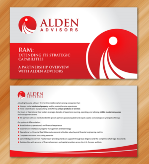 Diseño de PowerPoint por Sarmishtha Chattopadhyay_loginchange para Alden Advisors | Diseño: #24957518