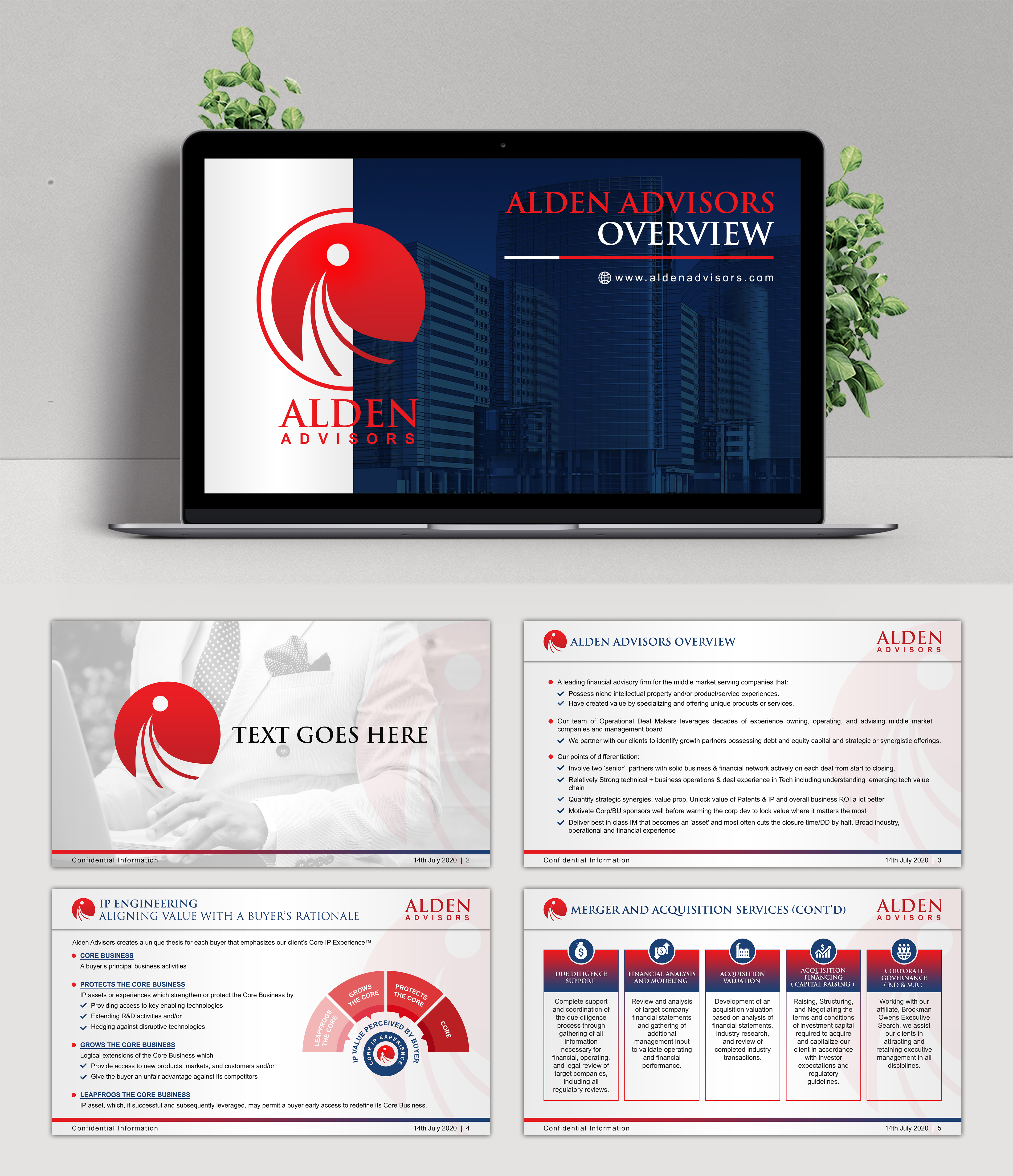 Diseño de PowerPoint por SAI DESIGNS para Alden Advisors | Diseño #24961922
