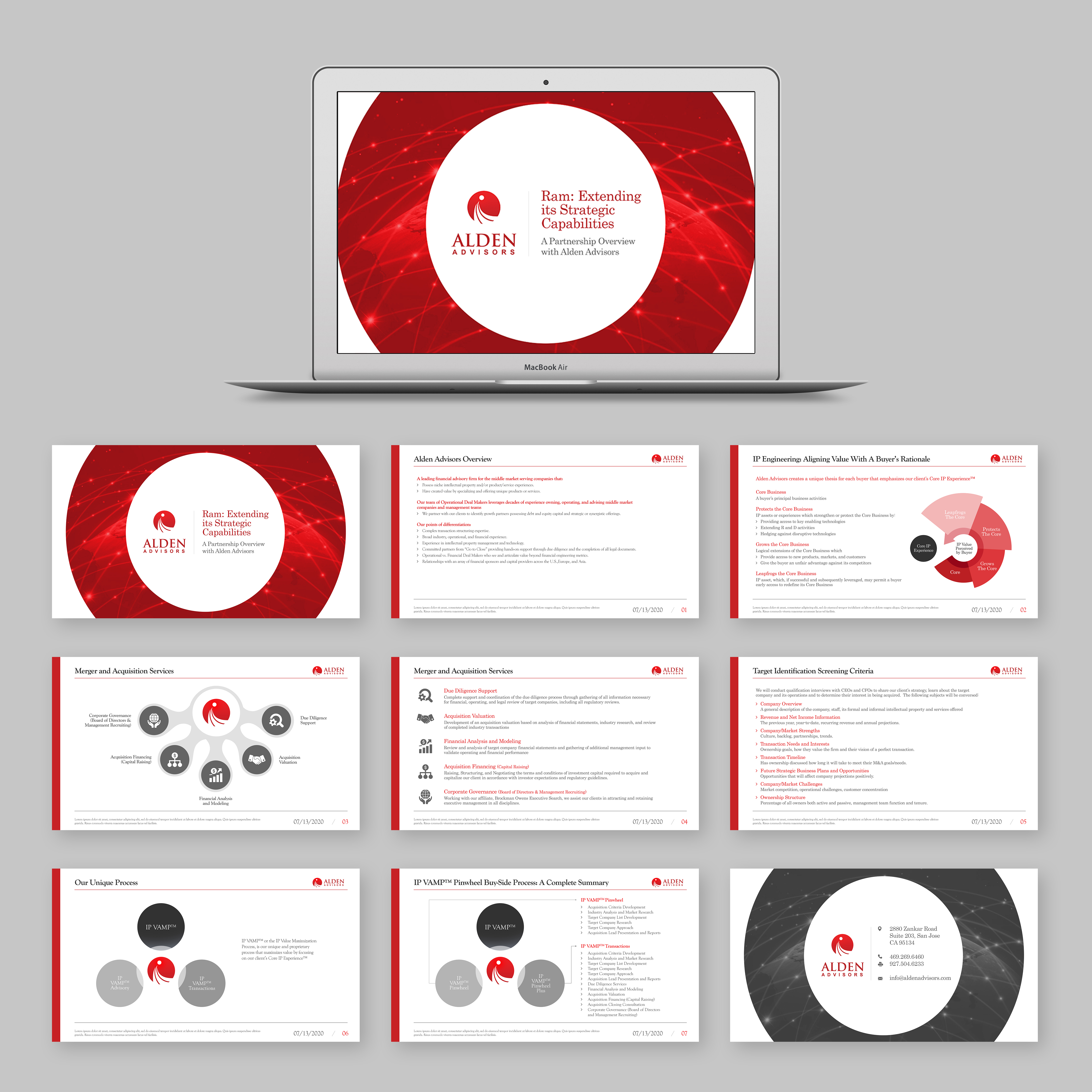 PowerPoint-Design von Graphic Guy für Alden Advisors | Design #24974421