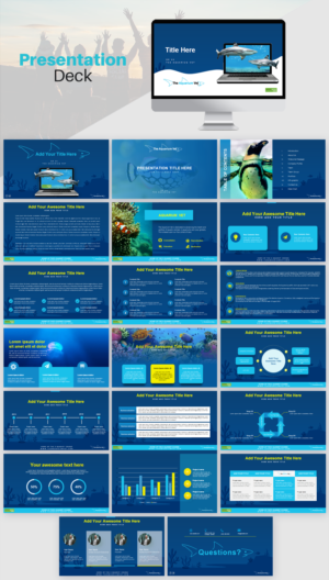 The Aquarium Vet PowerPoint Design | Diseño de PowerPoint por IndreDesign