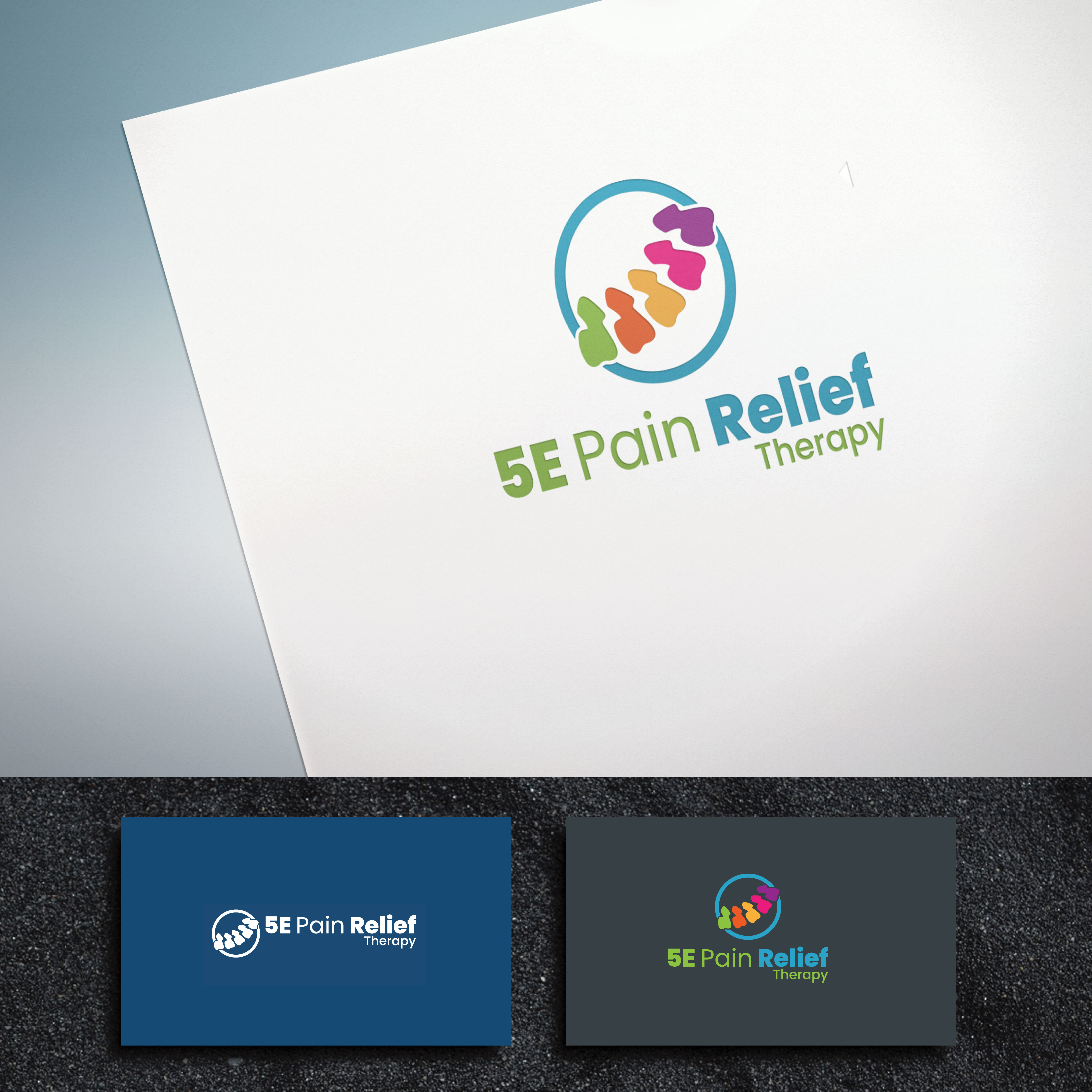 Health And Wellness Logo Design For 5e Pain Relief Therapy By 99tech Design 24944947