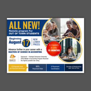 Out of town New Masters of  Accounting  | Diseño de Flyer por aspiremedia