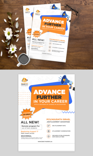 Out of town New Masters of  Accounting  | Diseño de Flyer por ZeneFashions