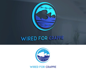Wired For Crappie | Logo Design by GoodTimes$$$