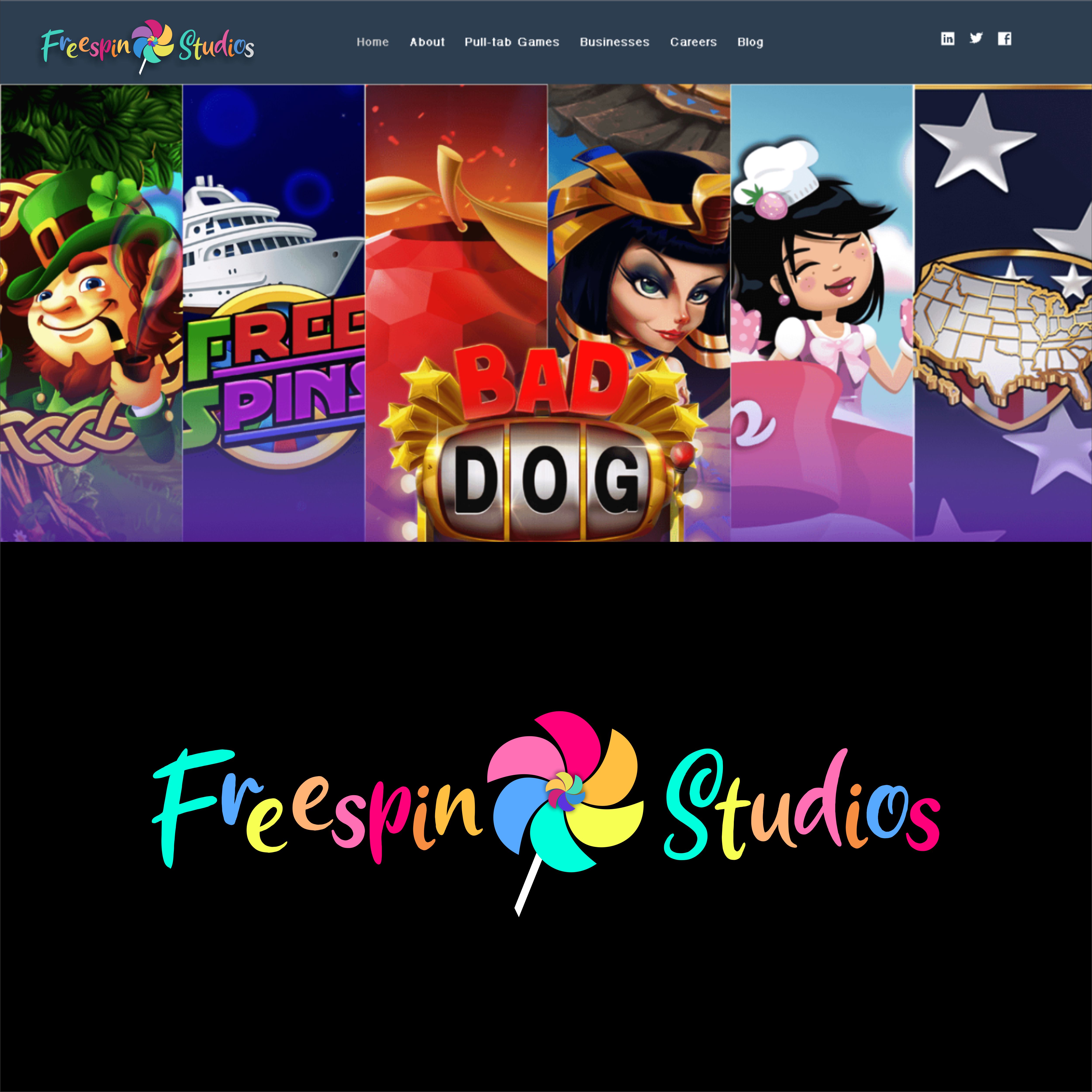 Logo Design by Viky n You for Freespin Studios | Design #24939359