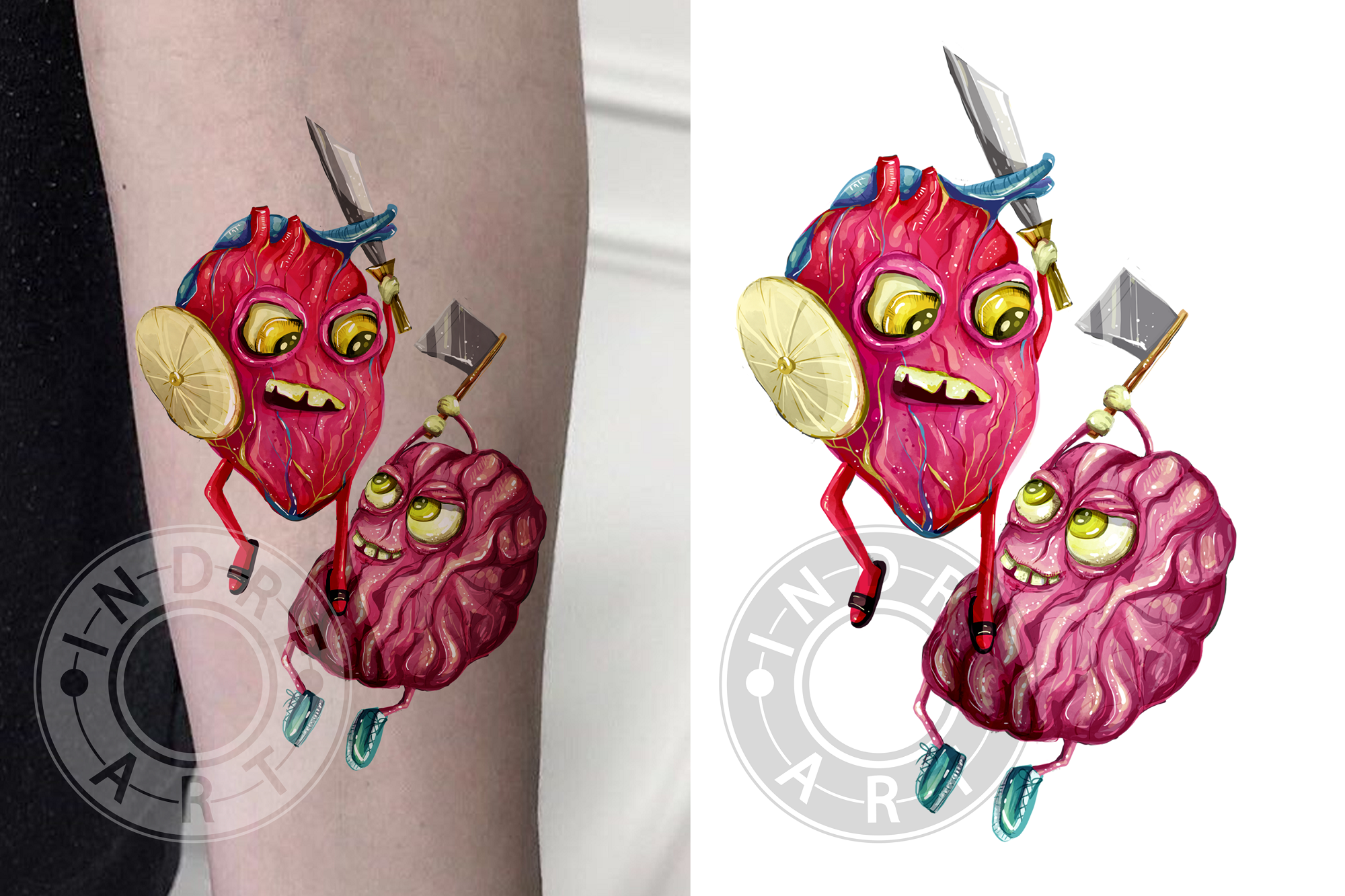 Tattoo Design by Indre Ta for this project | Design #24948608