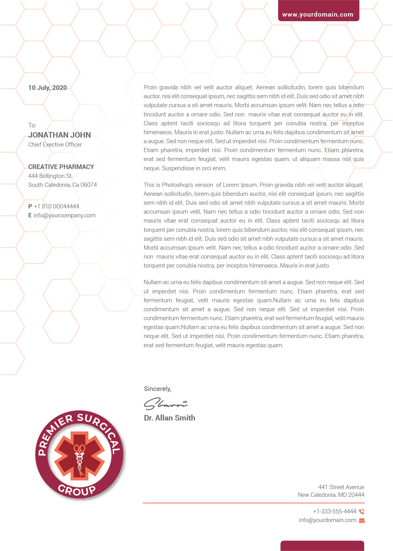 Graphic Design by Michael Oyugi for Premier Surgical Corporation | Design #24976556