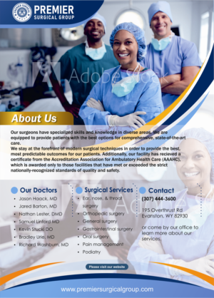 Graphic Design by birin for Premier Surgical Corporation | Design #24957514