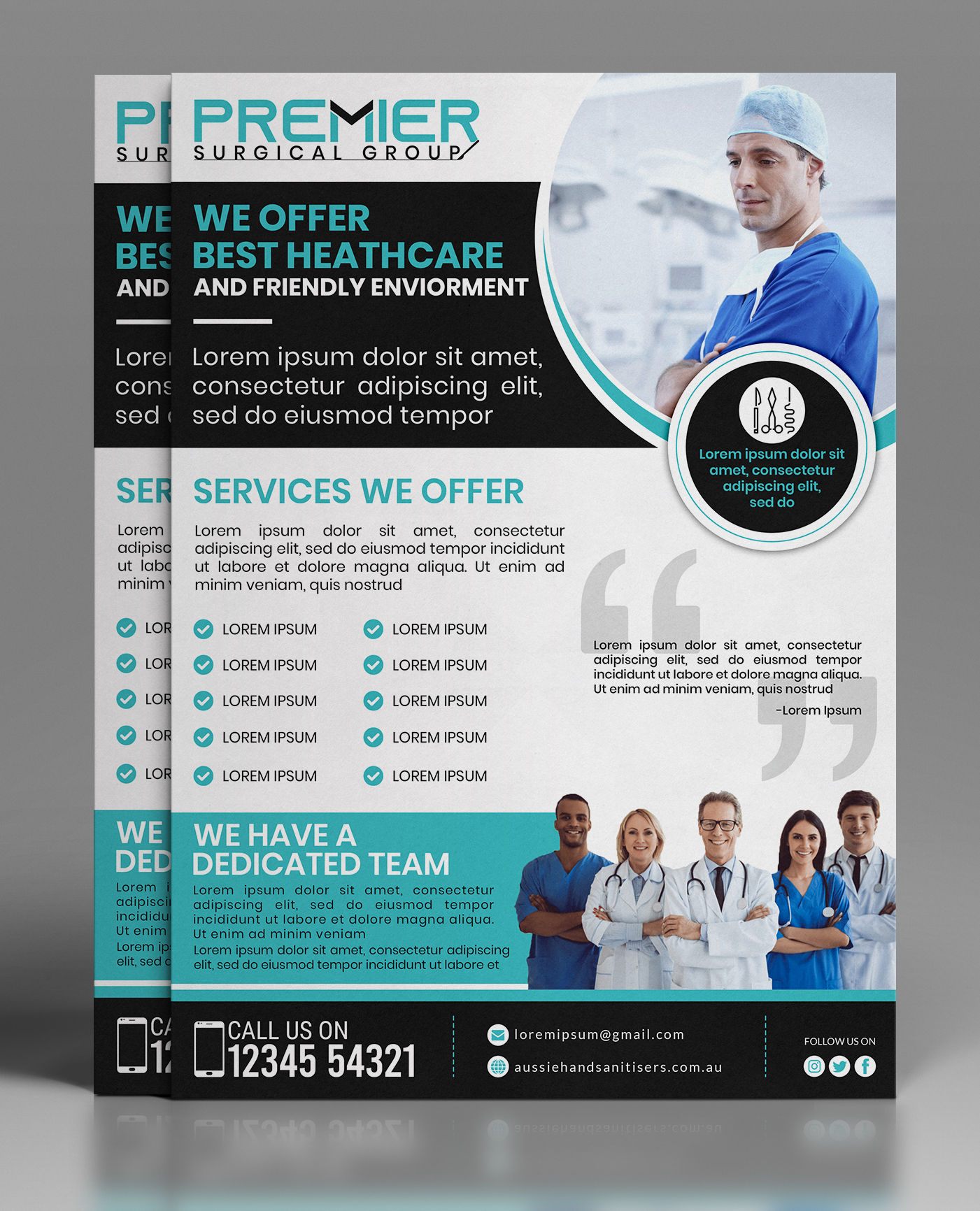 Grafik-Design von SAI DESIGNS für Premier Surgical Corporation | Design #24975130