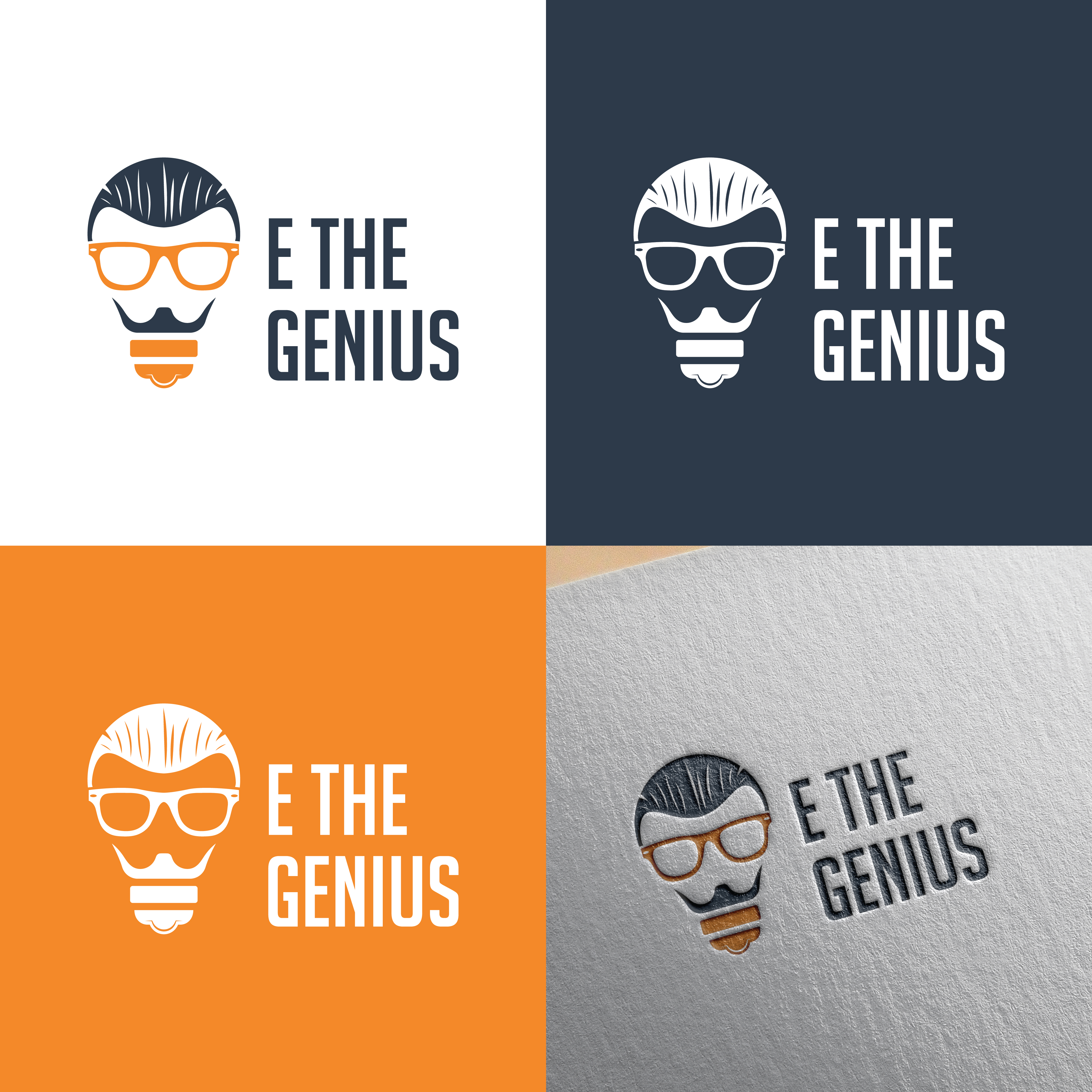 Logo Design by GraphicTec for E THE GENIUS | Design #24952182