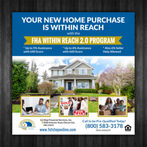Within Reach Program (8 x 8) to be posted on Facebook, Twitter & Instagram | Diseño de Flyer por aspiremedia