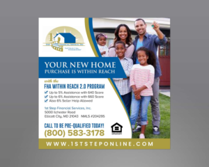 Within Reach Program (8 x 8) to be posted on Facebook, Twitter & Instagram | Flyer Design by chandrayaan.creative