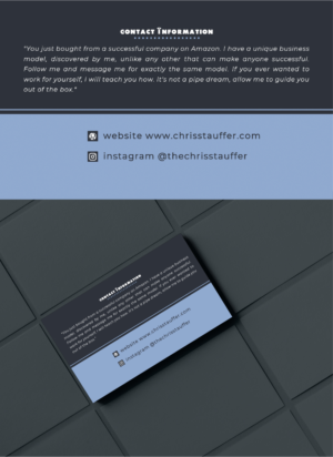 Business Card Design by nineartworkz for this project | Design #24930127