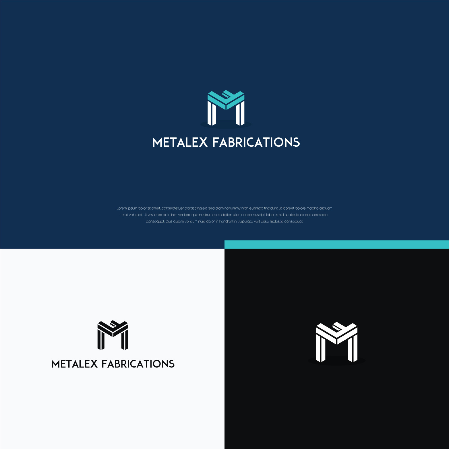 Logo Design by Shigh5 for Metalex Fabrications | Design #24931476