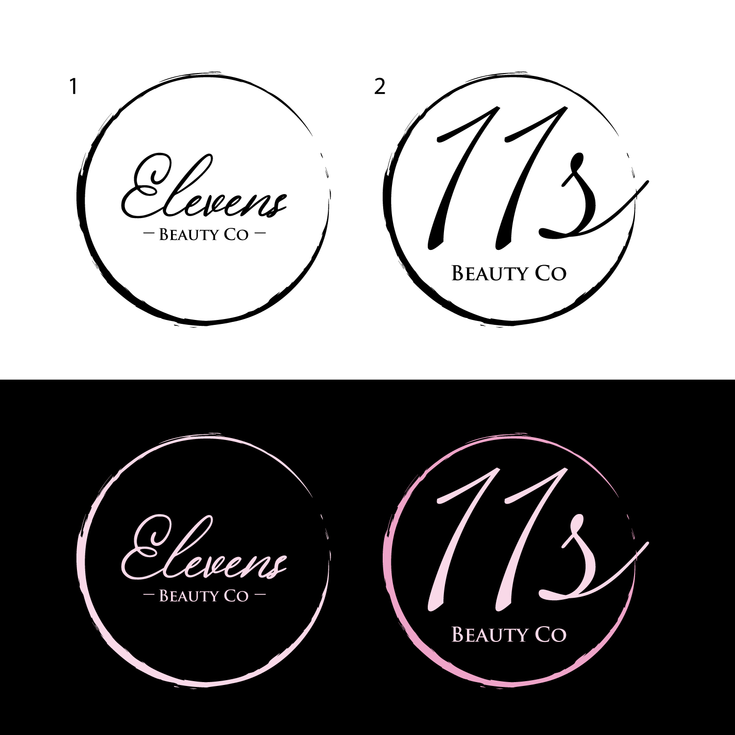 Logo Design by geni for Elevens Beauty Co | Design #24932277