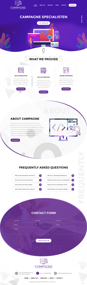 Diseño Web por pb para WAM | Diseño: #24934381