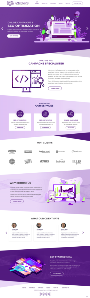 Diseño Web por pb para WAM | Diseño: #24934400