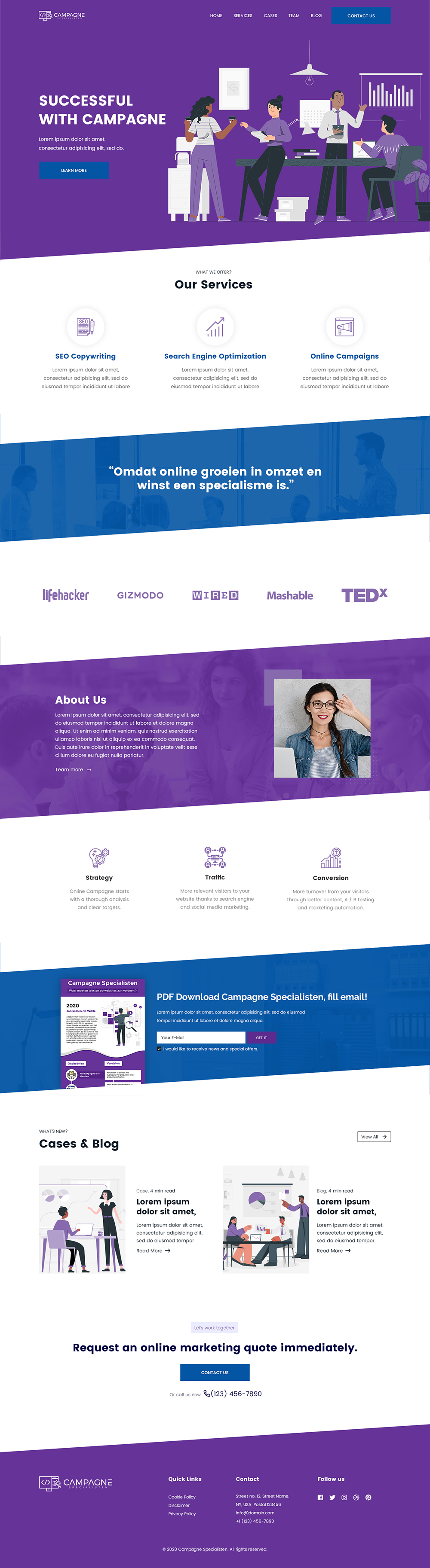 Web Design by Mukarram Haidari for WAM | Design #24935589