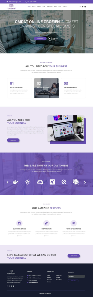 Diseño Web por Andrew Asiimwe para WAM | Diseño: #24941130