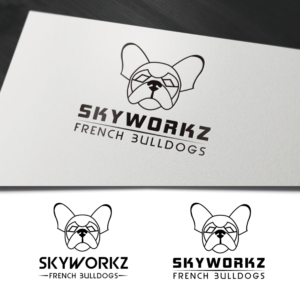 Skyworkz French bulldogs  | Design de Logo par WooW Designs