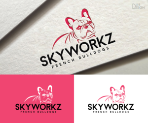 Skyworkz French bulldogs  | Design de Logo par Dot Design 3