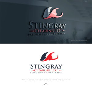 Stingray Clearing LLC. Carrollton Ga 770-653-8078 | Logo Design by Mono.co