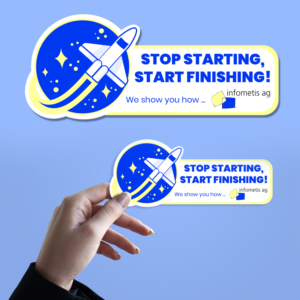 Infometis stickers design for our main topics (for example: agile and Kanban) | Diseño de Sticker por TSU Creations
