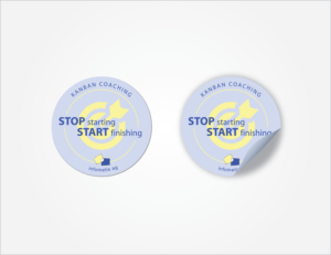 Infometis stickers design for our main topics (for example: agile and Kanban) | Diseño de Sticker por MenaGraphics