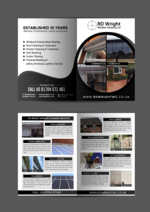 Exterior cleaning company requires a eye catching a5 leaflet | Flyer-Design von chandrayaan.creative