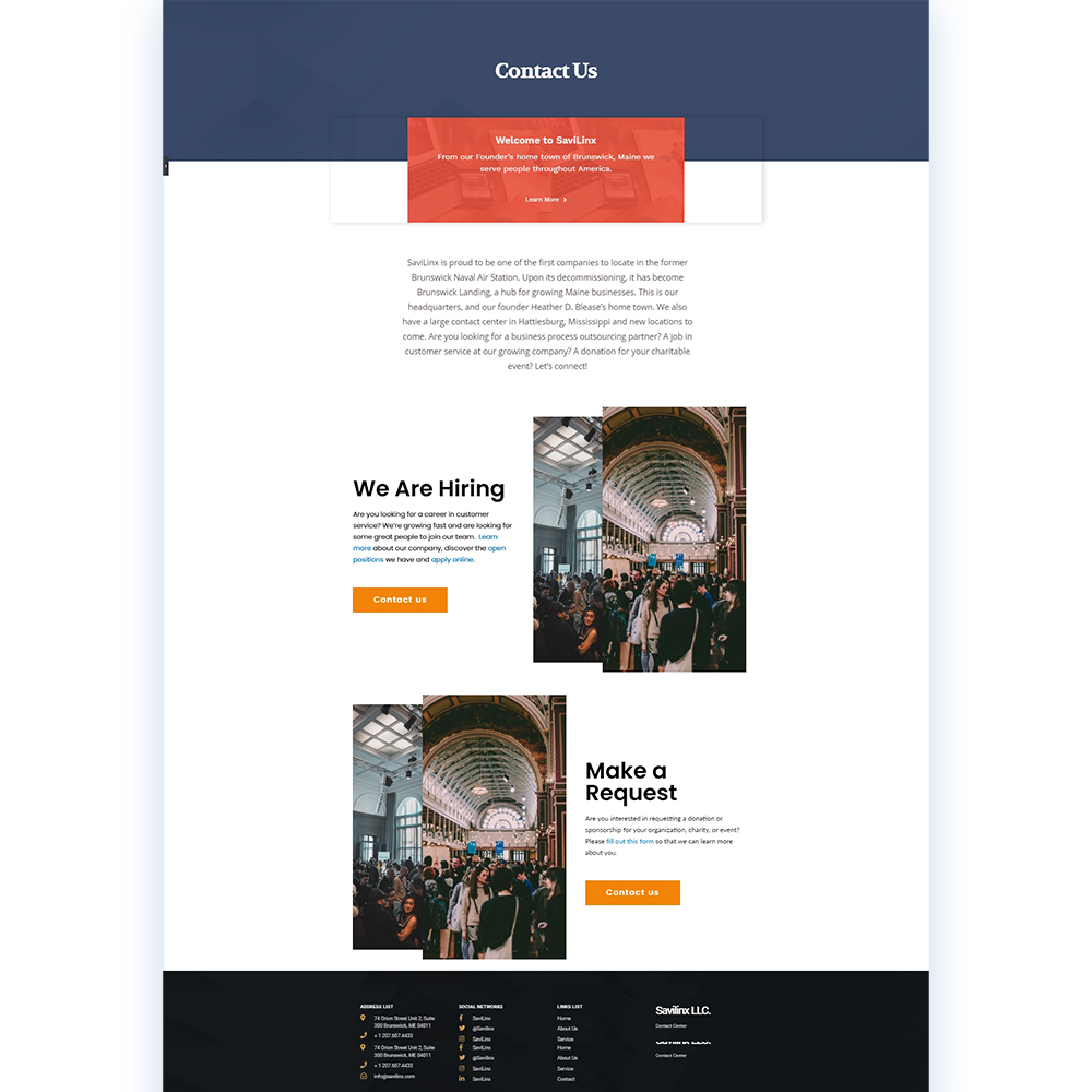 Web Design par Air Spyders pour SaviLinx | Design #24996037
