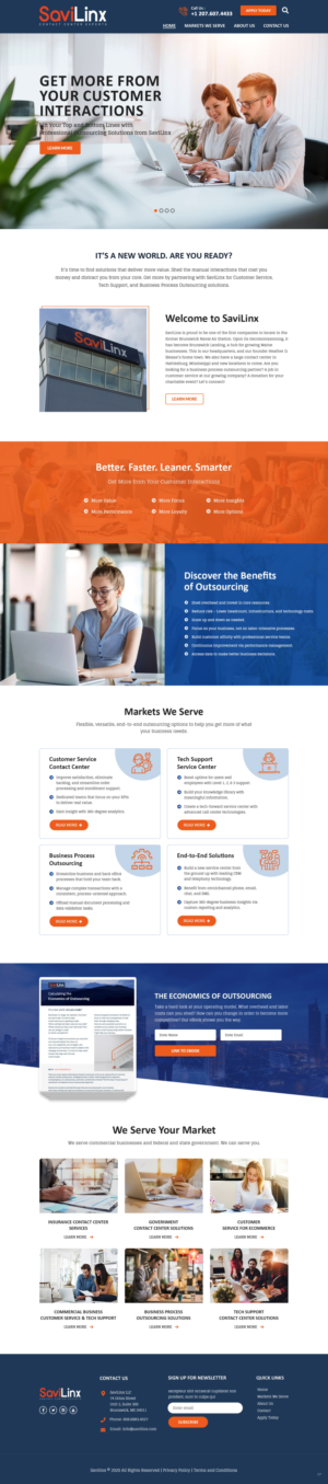 Web Design by pb for SaviLinx | Design: #24942147
