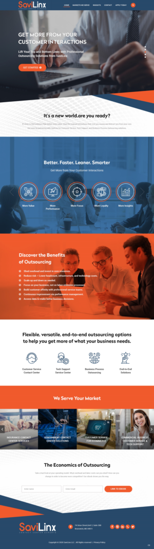 Web Design by pb for SaviLinx | Design: #24942148