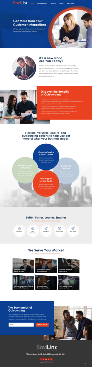 Web Design by pb for SaviLinx | Design: #24942149