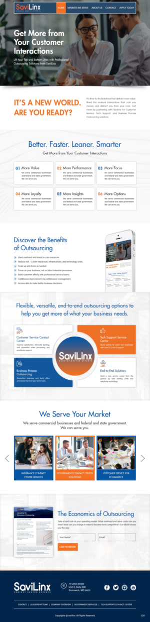 Web Design by pb for SaviLinx | Design: #24942150