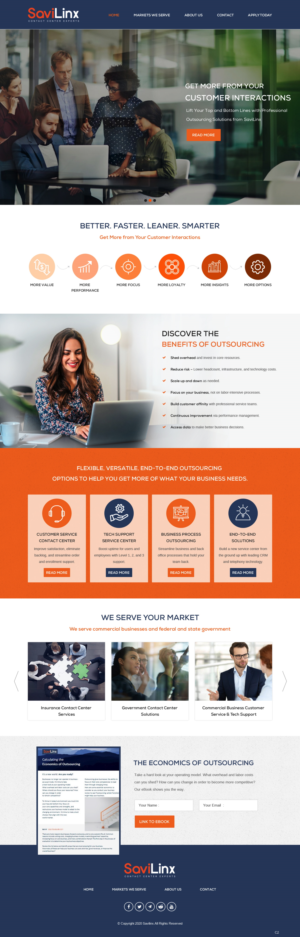 Web Design by pb for SaviLinx | Design: #24942151
