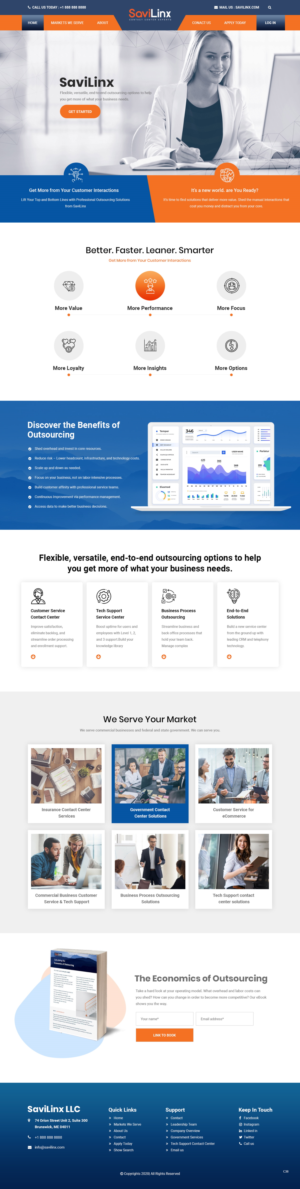 Web Design by pb for SaviLinx | Design: #24942156