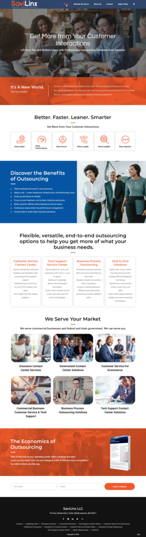 Web Design by pb for SaviLinx | Design: #24942157